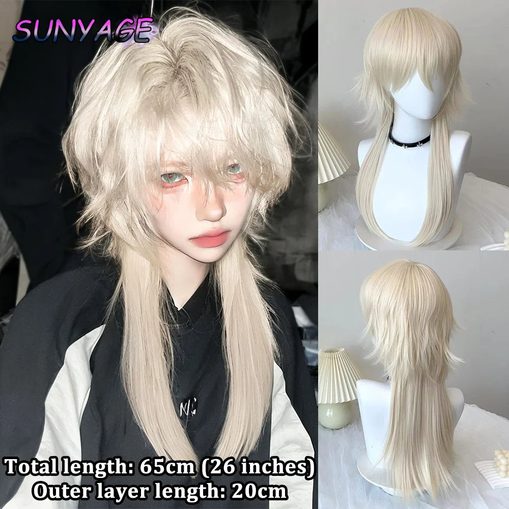 Cosplay Headband Wigs Synthetic