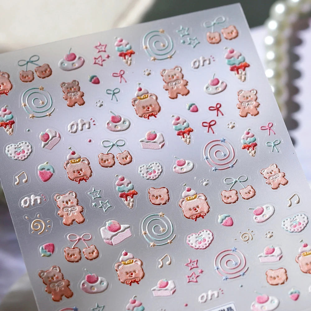 5D Nail Stickers Kawaii