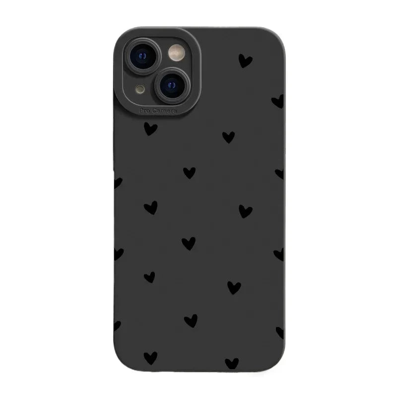 Black Heart Phone Case