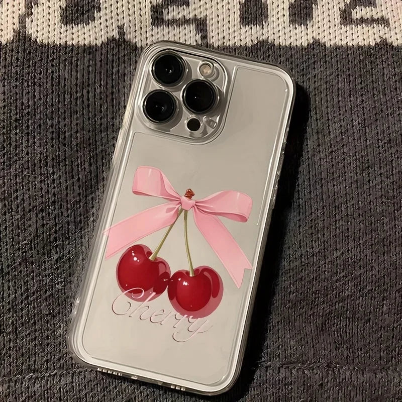 Cute Cherry Bow-Knot Phone Case