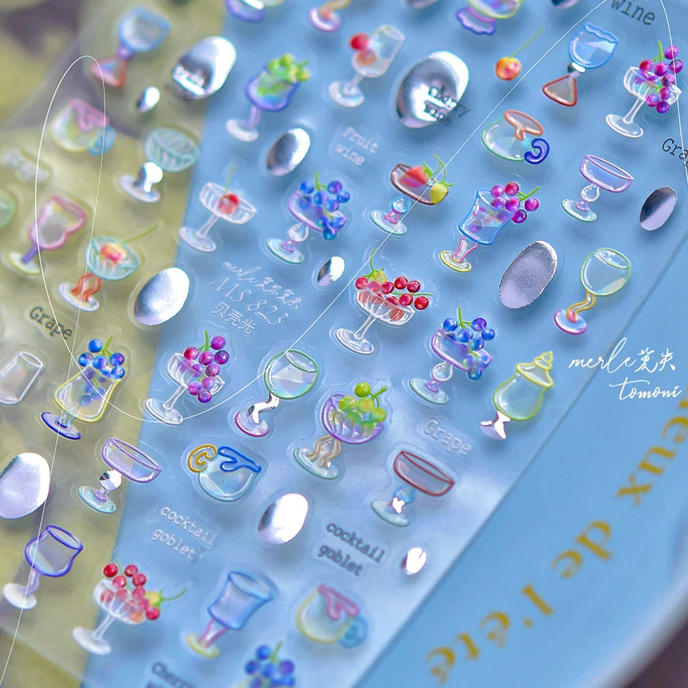 5D Nail Stickers Kawaii