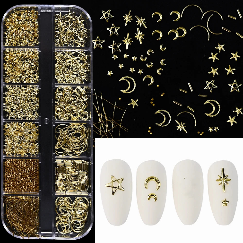 Ocean Starfish Shell Nail Charms