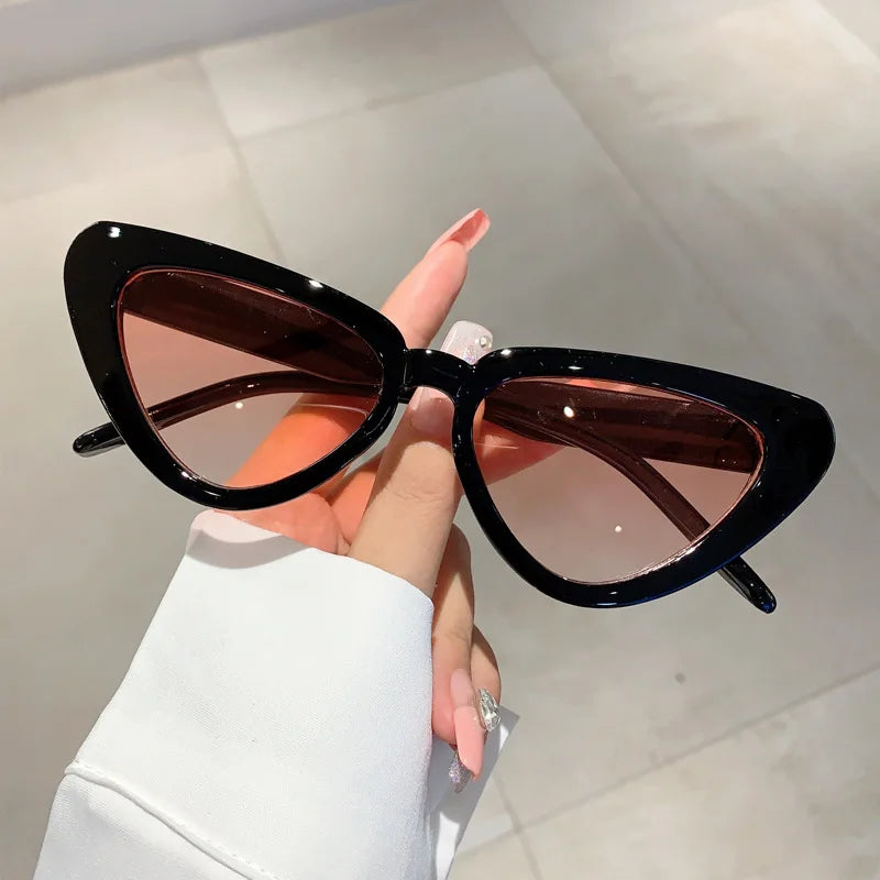 Vintage Triangle Cat Eye Sunglasses