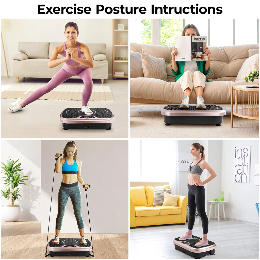 Vibration Plate Exercise Machine Home Training Equipment