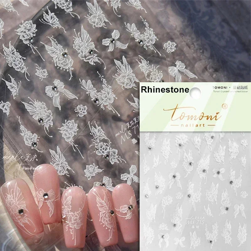5D Elegant Nail Art Stickers