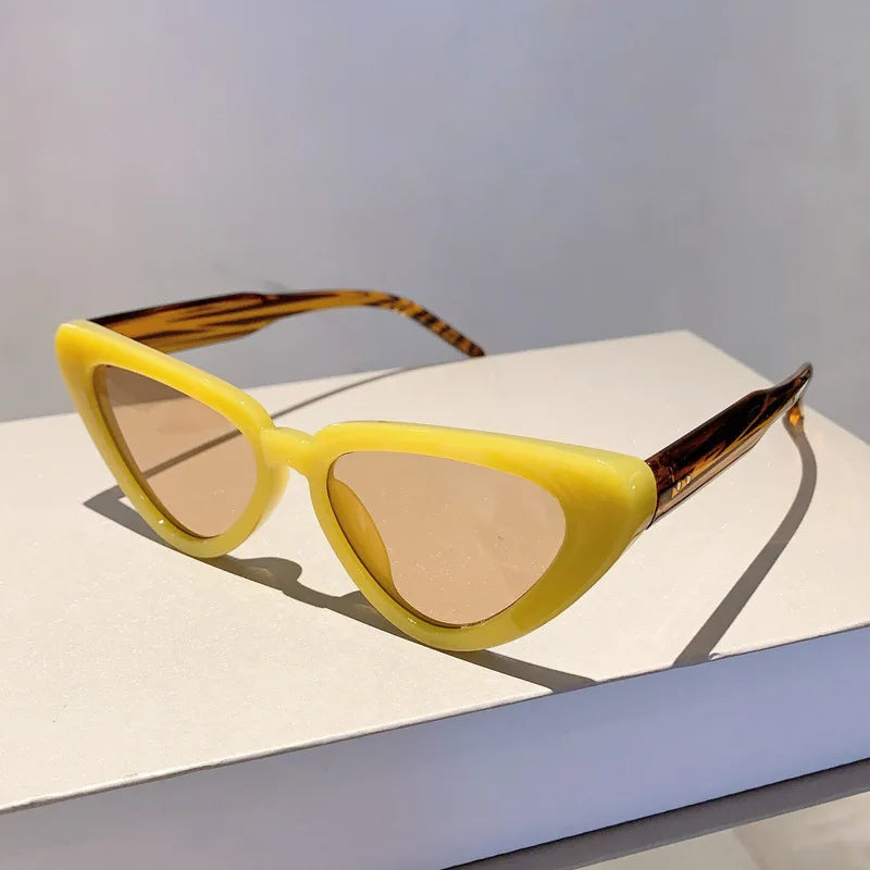 Vintage Triangle Cat Eye Sunglasses