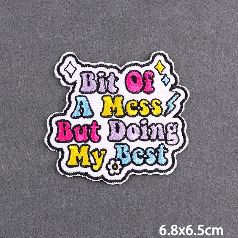 Book Club Iron On Patches