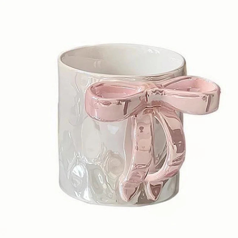 dreamy bow ceramic mug