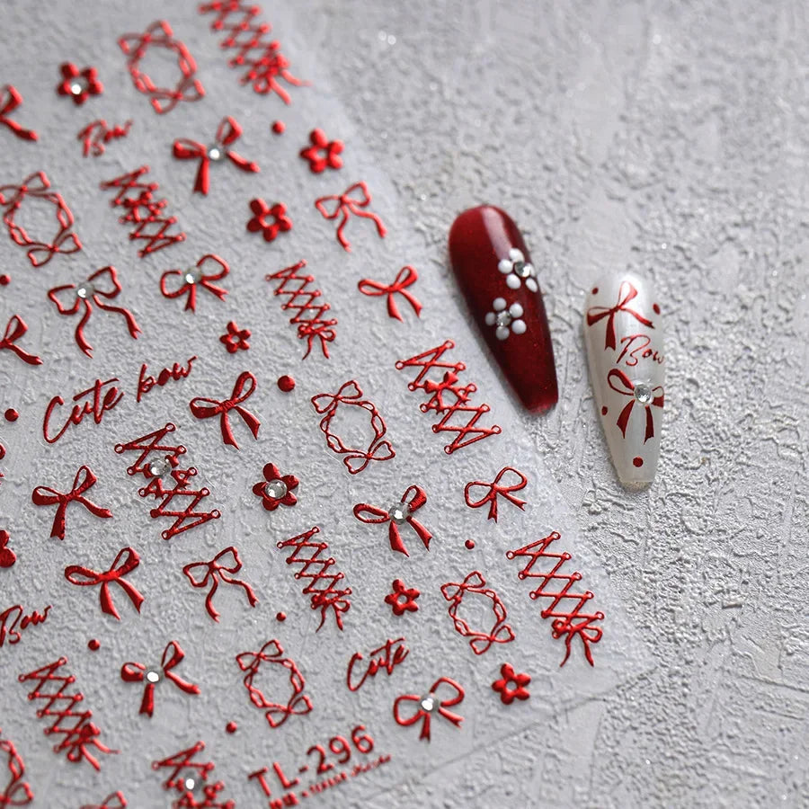 5D Elegant Nail Art Stickers