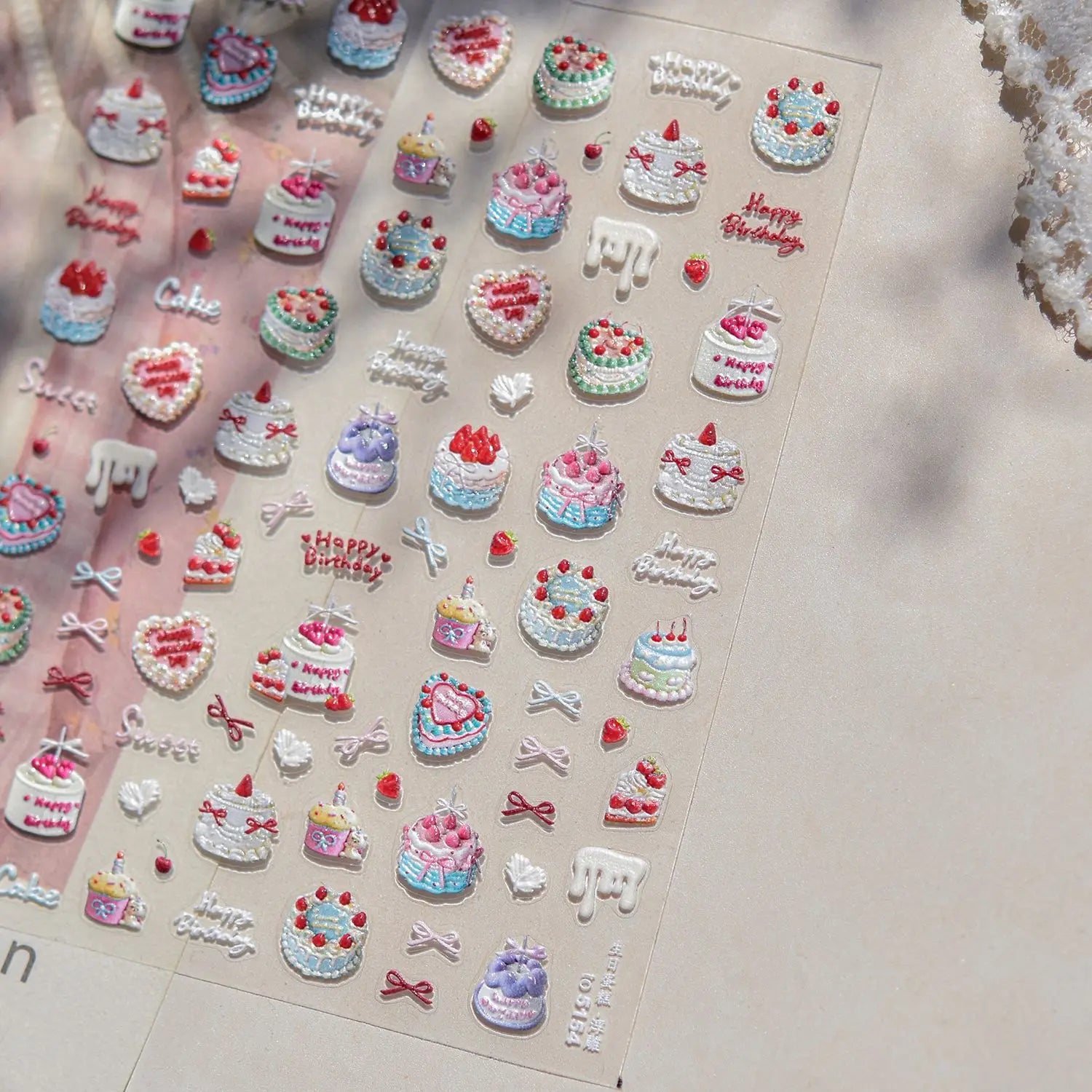 5D Nail Stickers Kawaii
