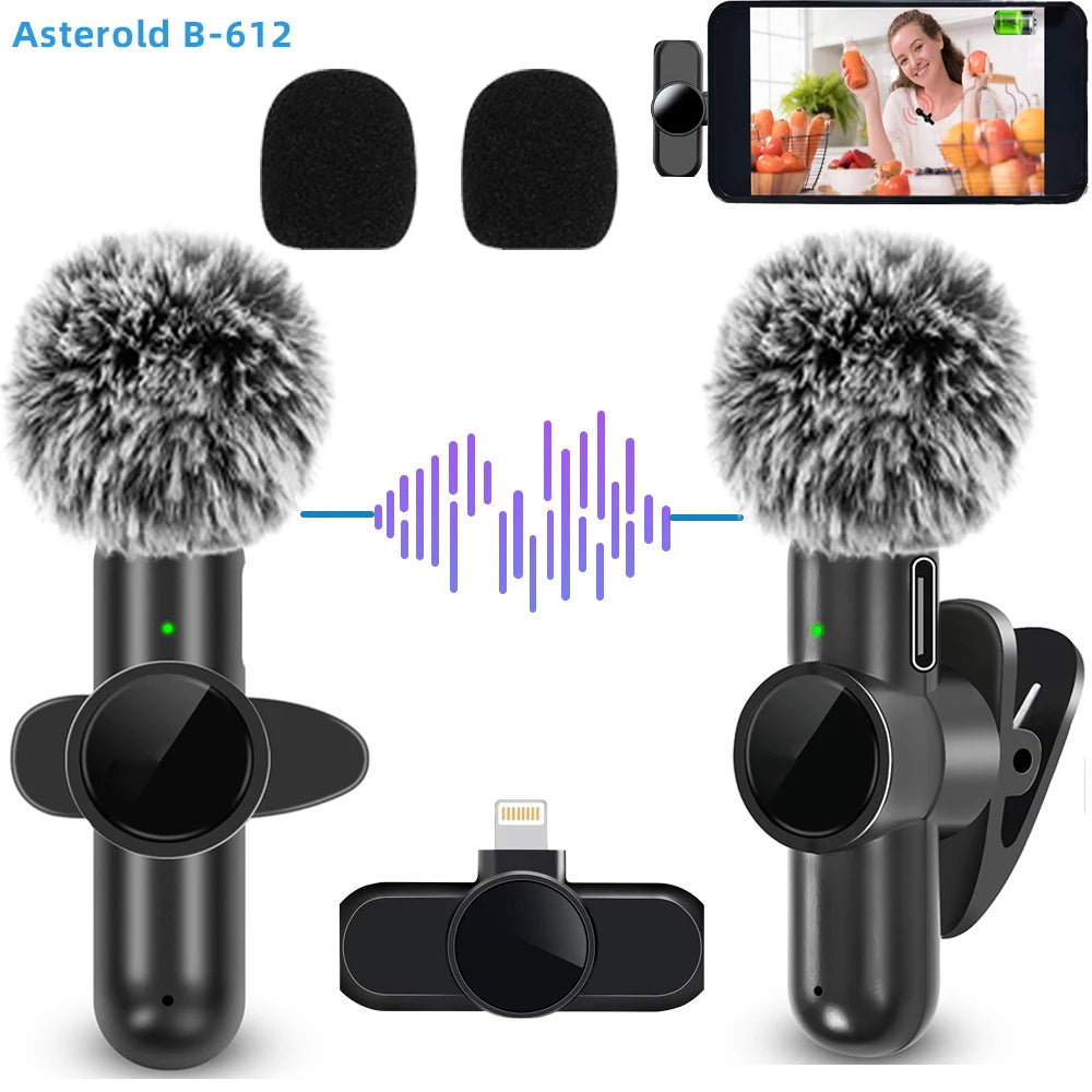 2.4G Wireless Lavalier Noise Cancelling Microphone