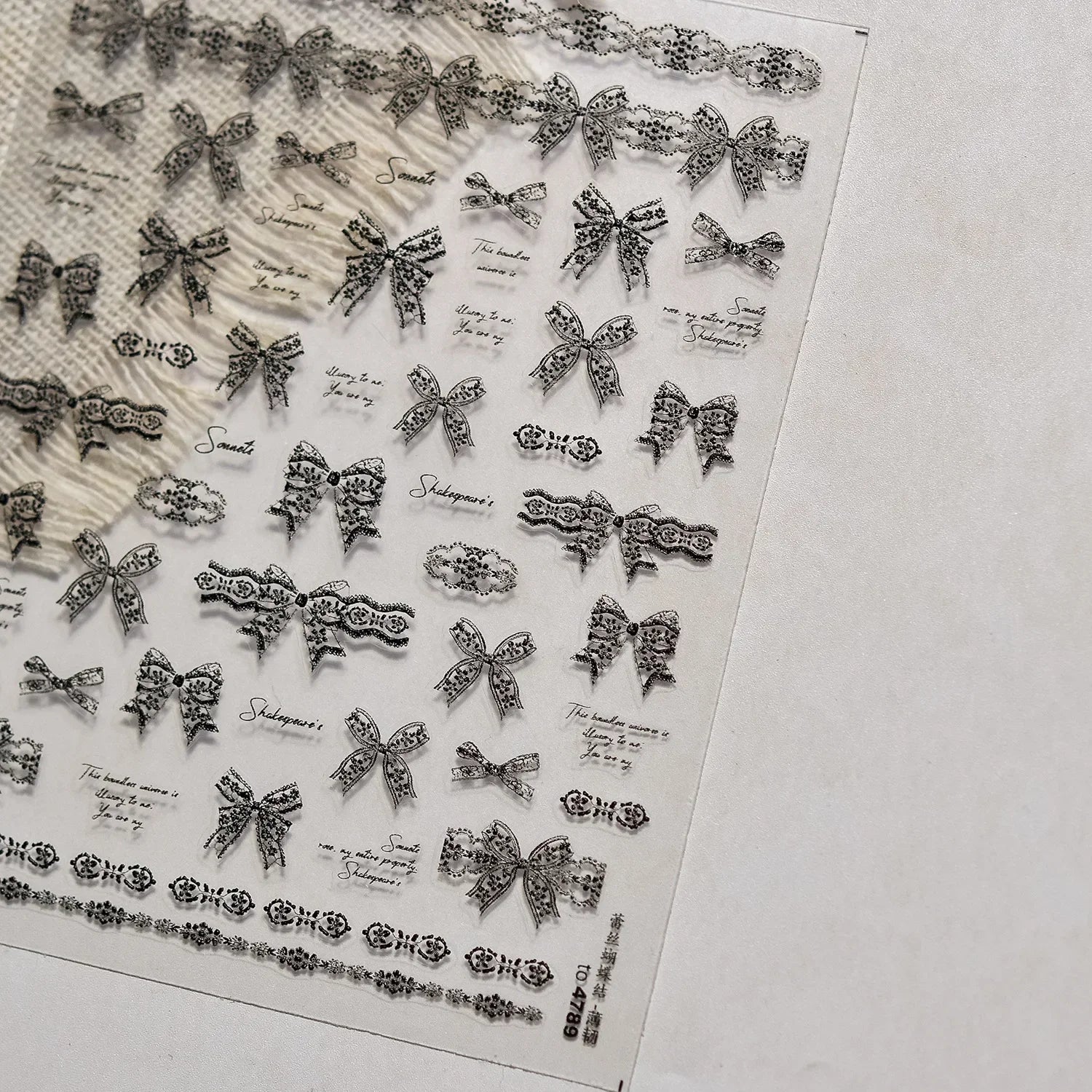 5D Elegant Nail Art Stickers