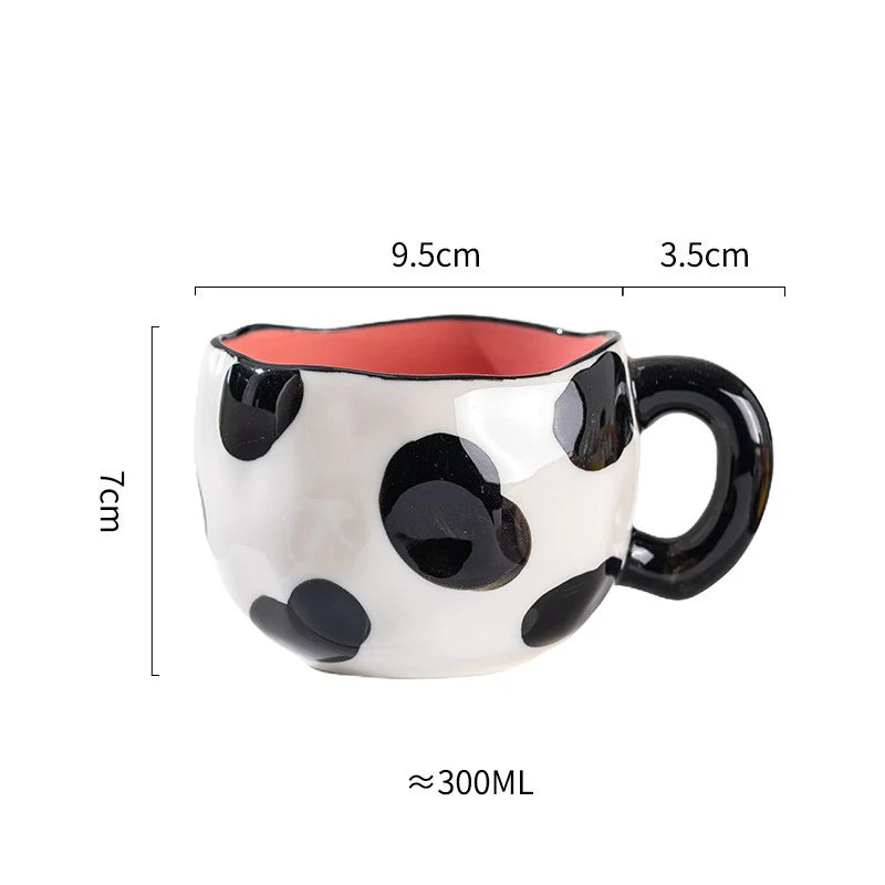 Hand Pinched Irregular Ceramic mug