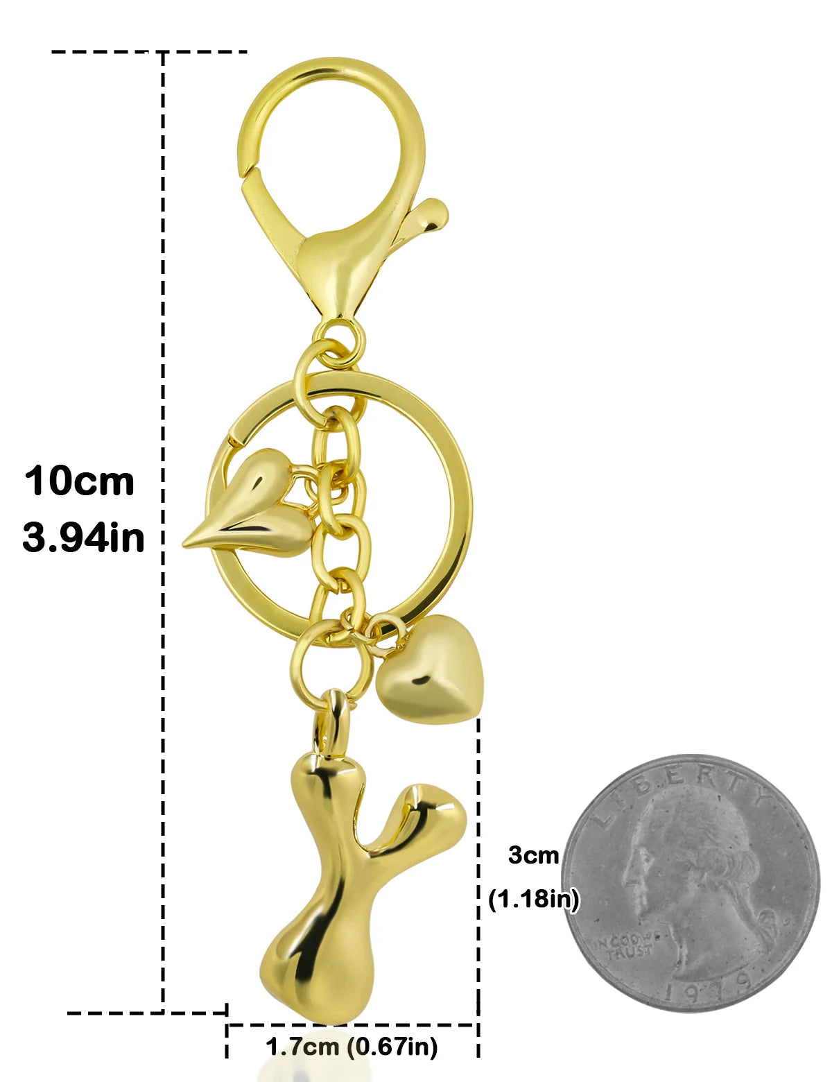 Bubble Letter Keychain