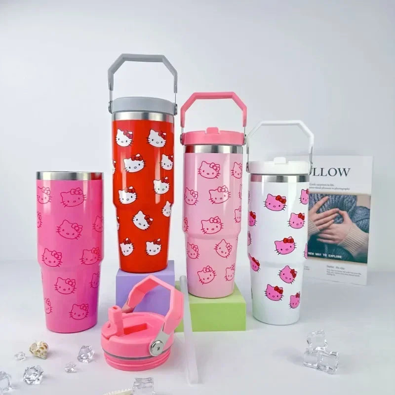 Kawaii Hello Kitty High-capacity Stainless Steel Vacuum Cup