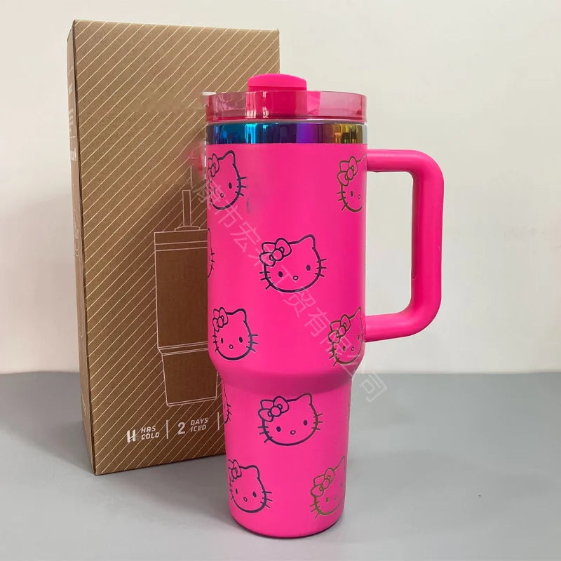 40oz Stainless Steel Hello Kitty Insulated Cup