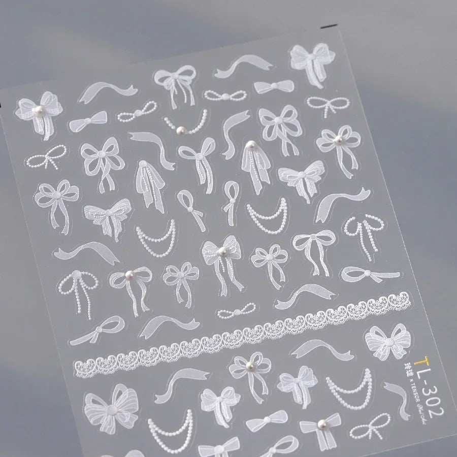 5D Elegant Nail Art Stickers