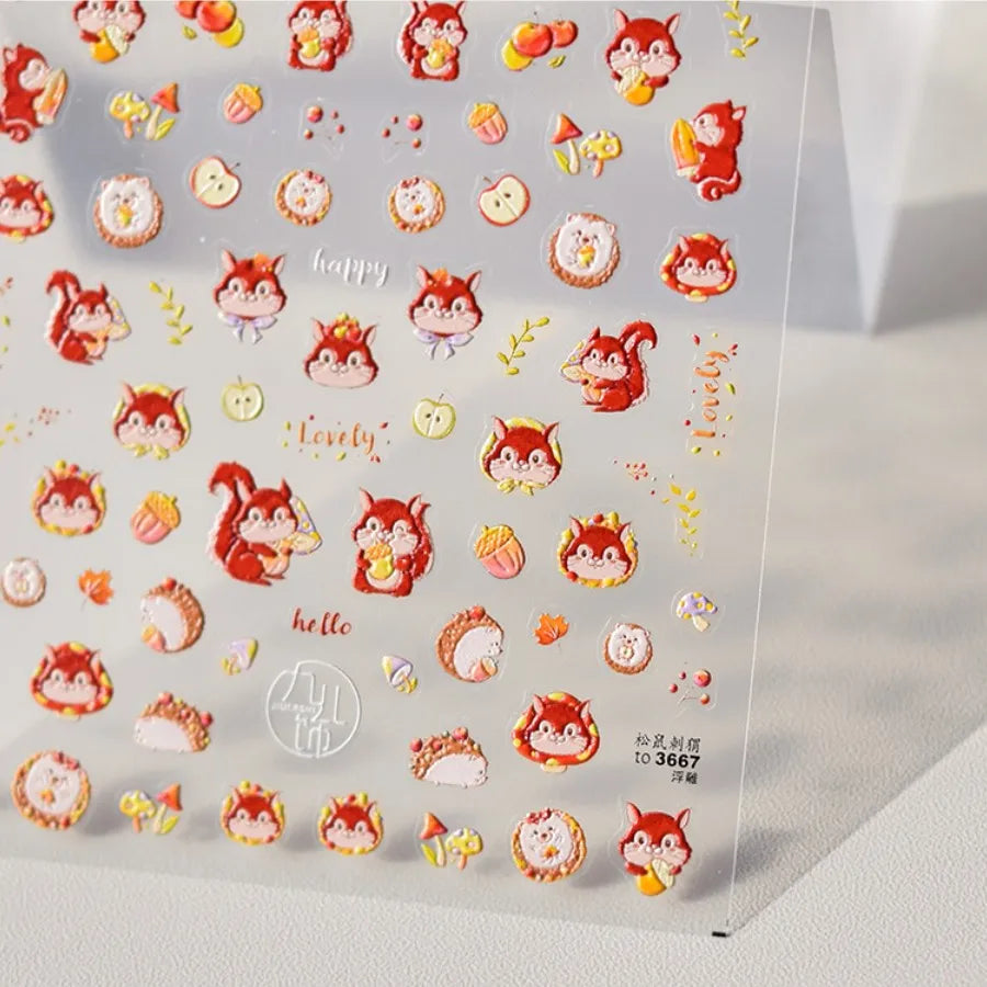 5D Nail Stickers Kawaii