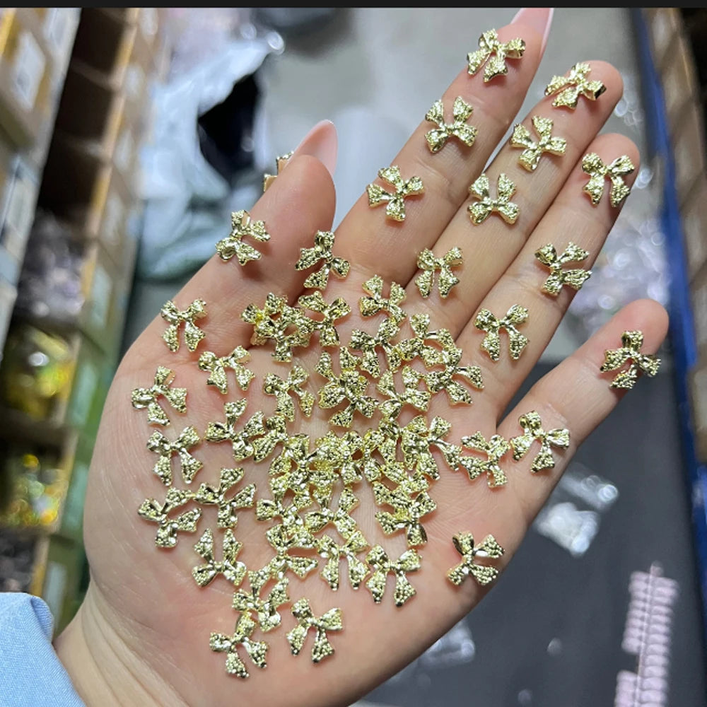 50Pcs Random Mix luxury nail charm