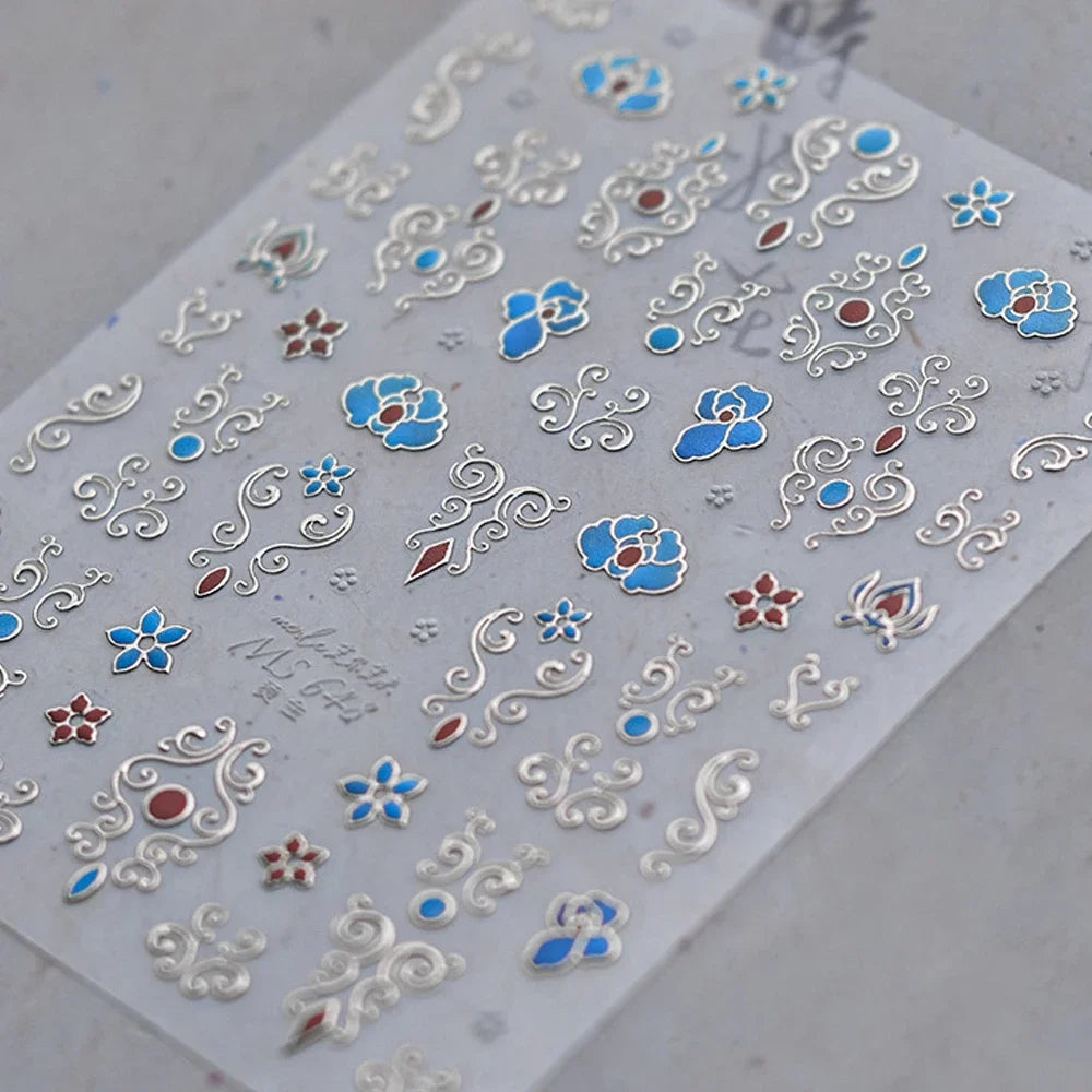 Gorgeous Gemstone Luxury 5D Nail Art Stickers