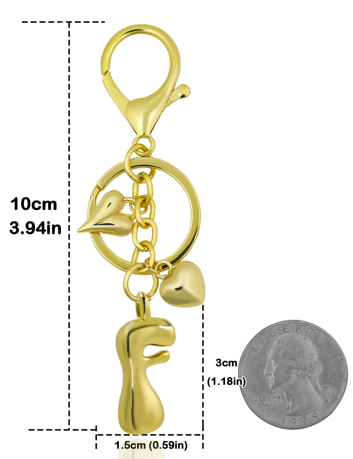 Bubble Letter Keychain