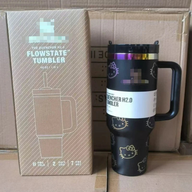 40oz Hello Kitty Stainless Steel Insulated Cup Kawaii