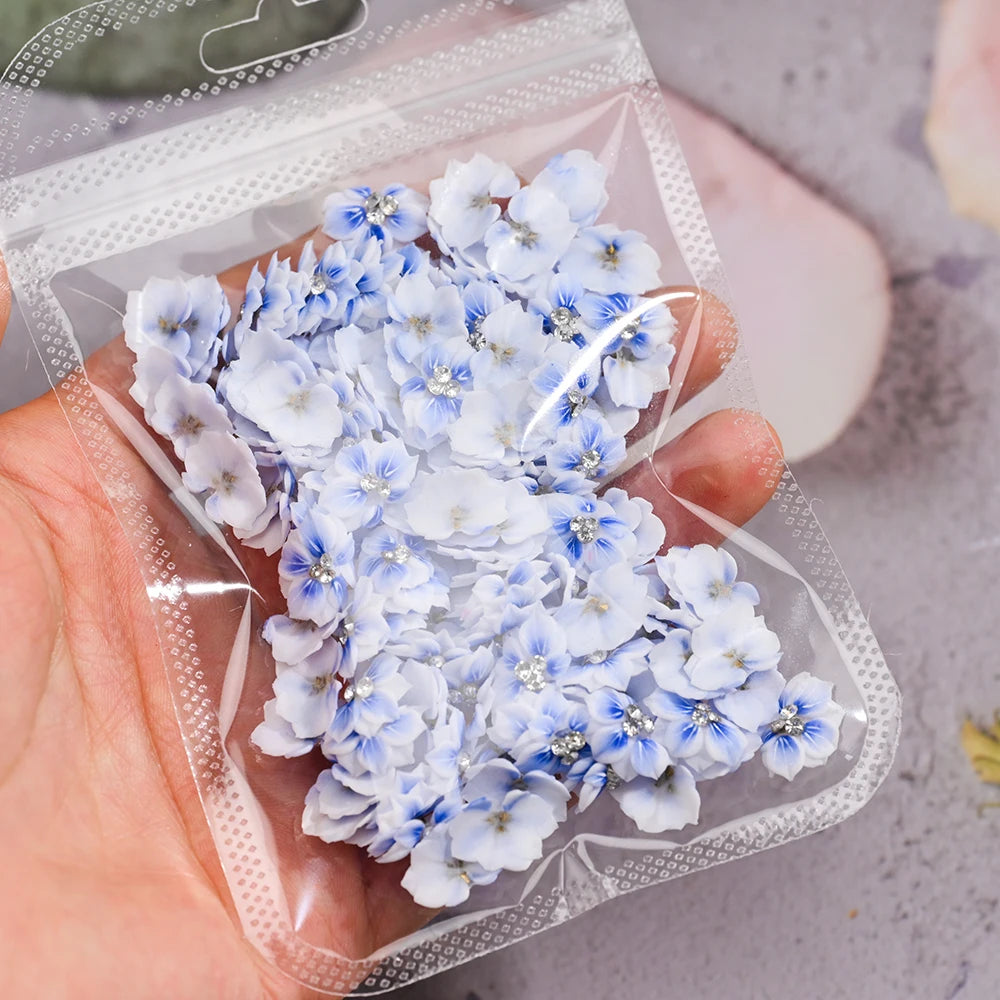 10/30PCS 3D Handmade Acrylic Carved Flower