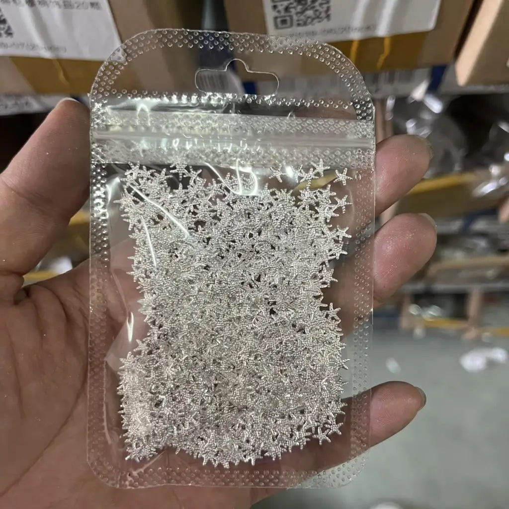 Ocean Starfish Shell Nail Charms