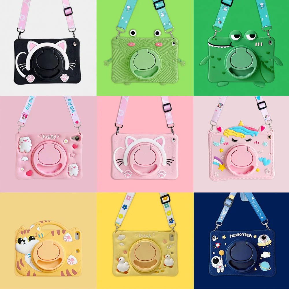 360 Rotation Stand Cover/Kids Cases