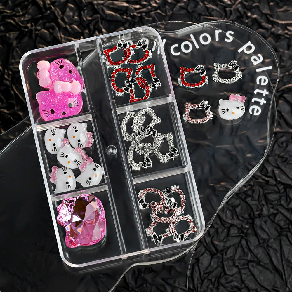 Hello Kitty Nail Charms Kawaii
