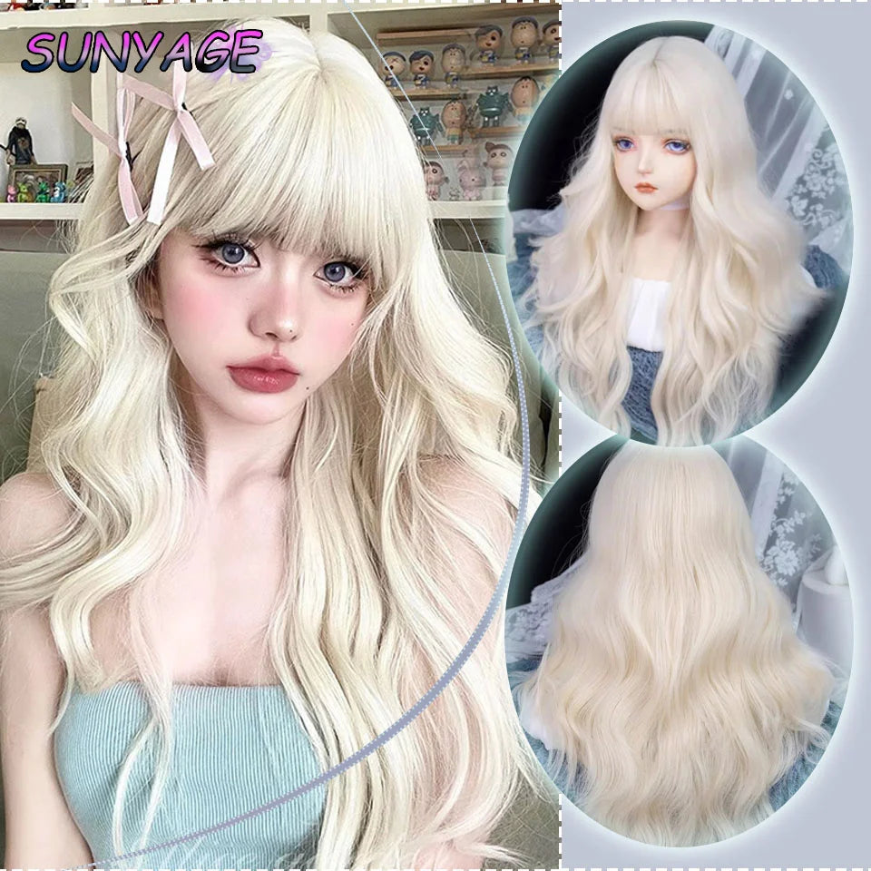 Cosplay Headband Wigs Synthetic