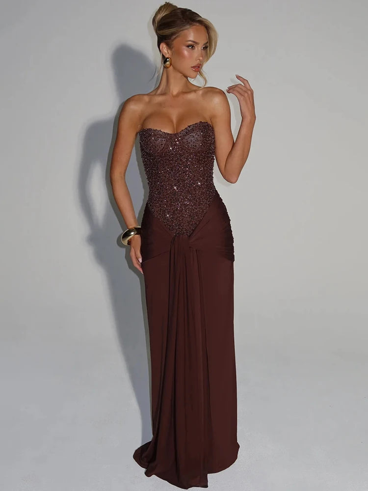 Sparkle Off-shoulder Dress