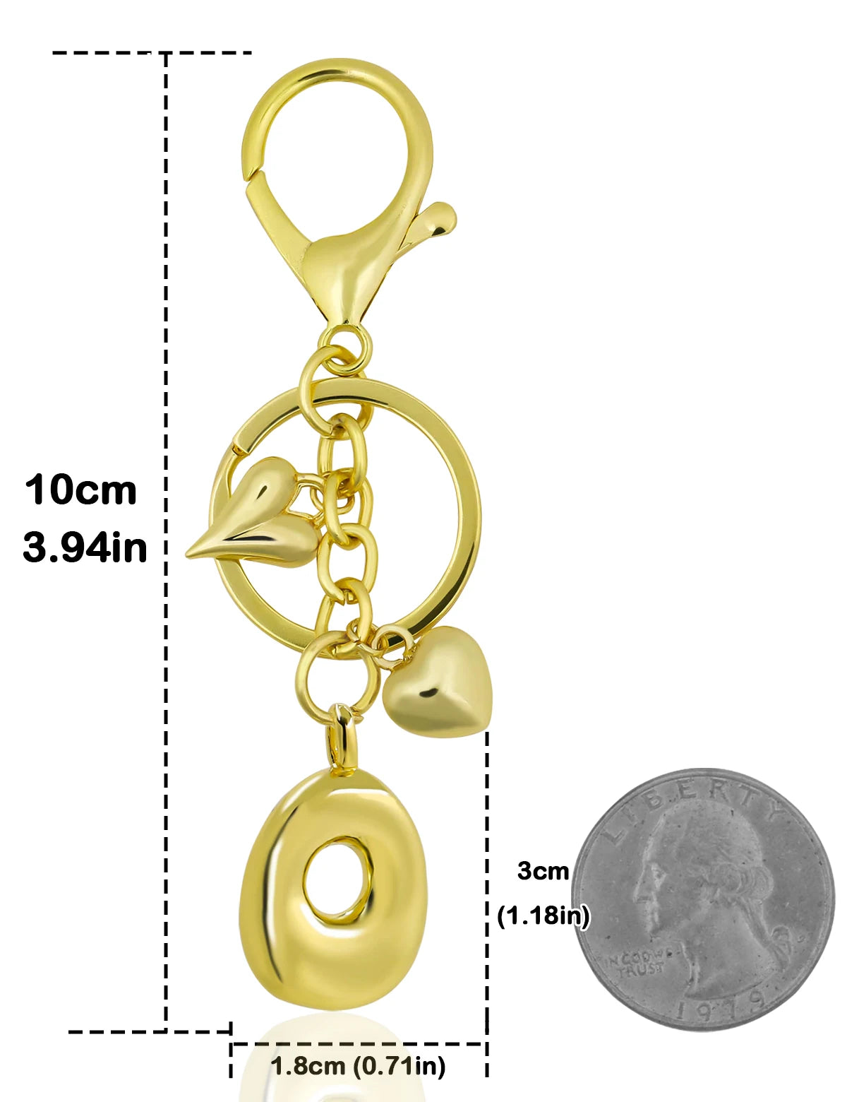 Bubble Letter Keychain