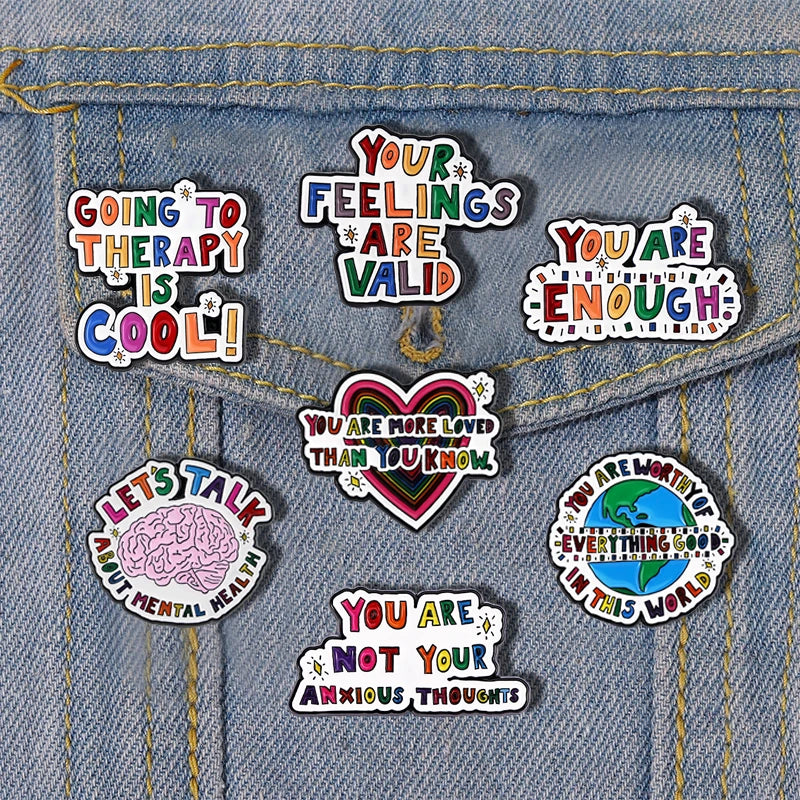 Your Feelings Are Valid Enamel Pins