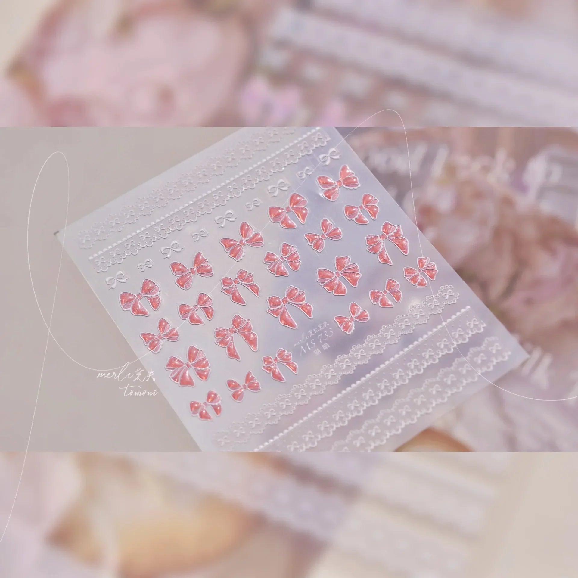 5D Elegant Nail Art Stickers