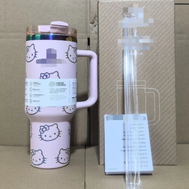 40oz Hello Kitty Stainless Steel Insulated Cup Kawaii