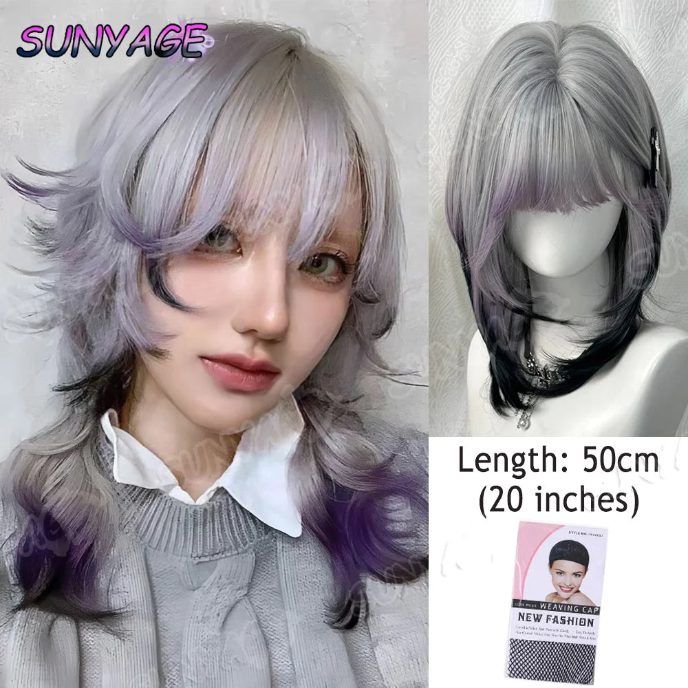 Cosplay Headband Wigs Synthetic