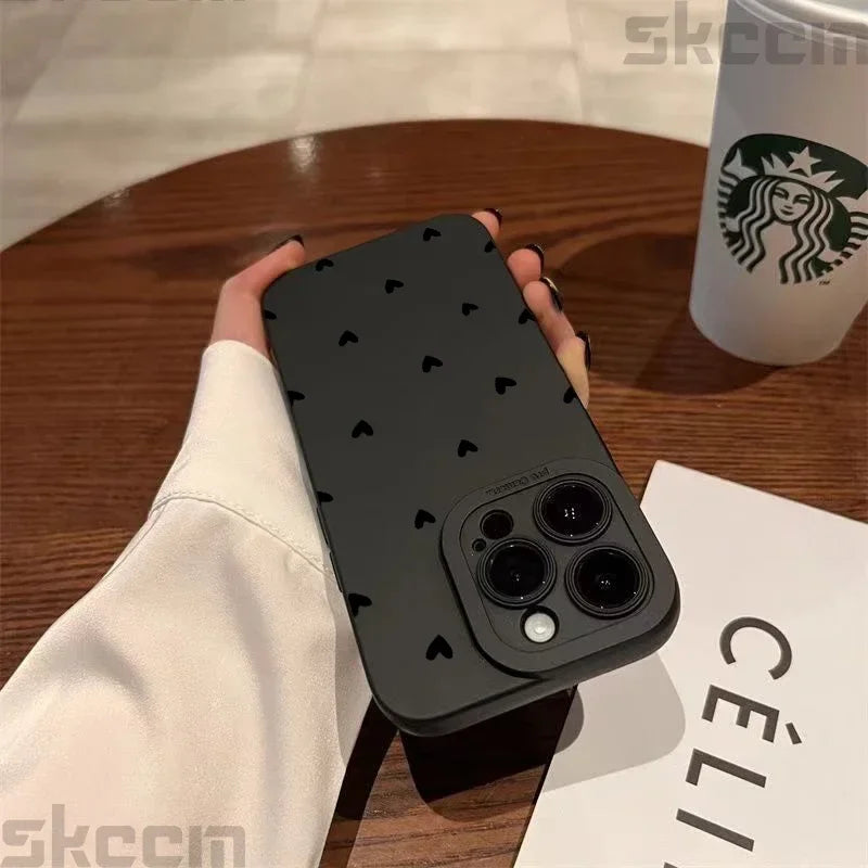 Black Heart Phone Case