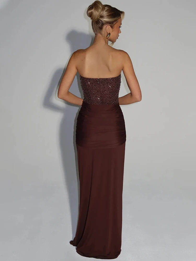 Sparkle Off-shoulder Dress