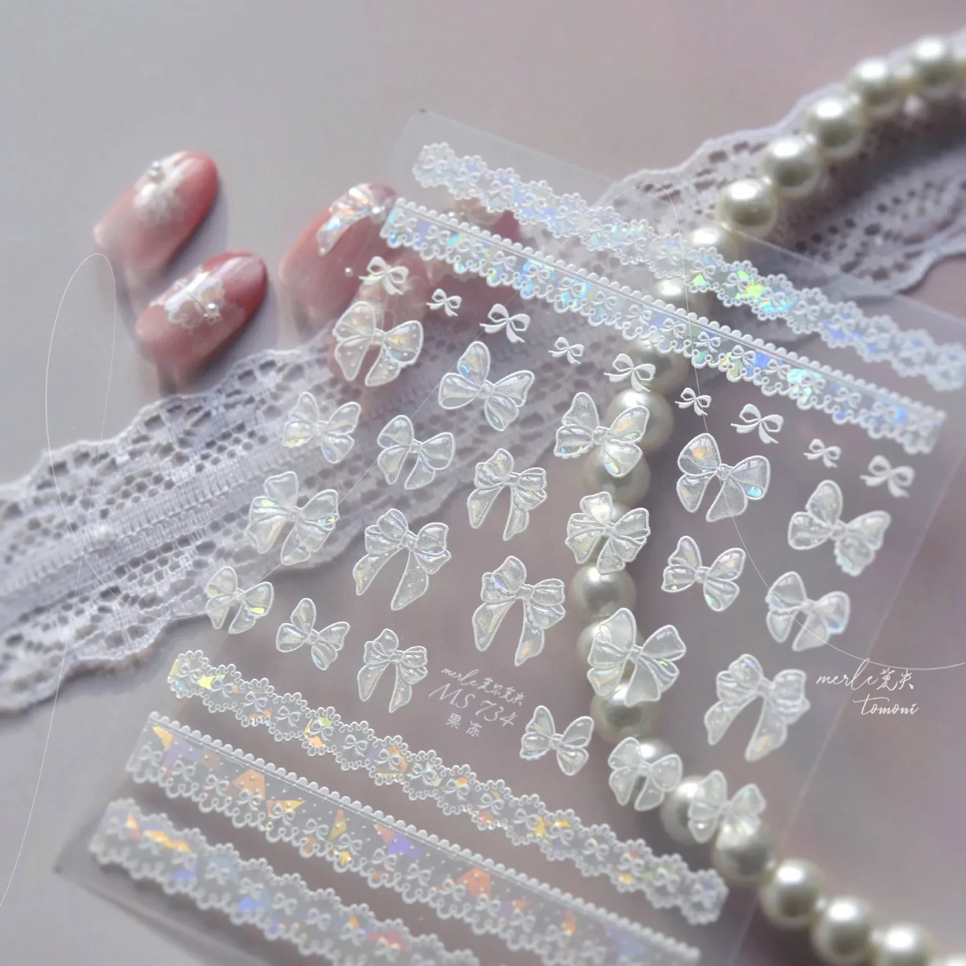 5D Elegant Nail Art Stickers