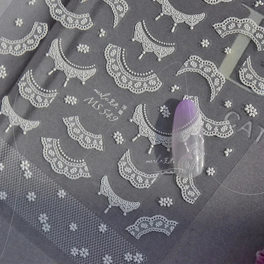 5D Nail Art Sticker Self Adhesive Decoration Manicure Decals