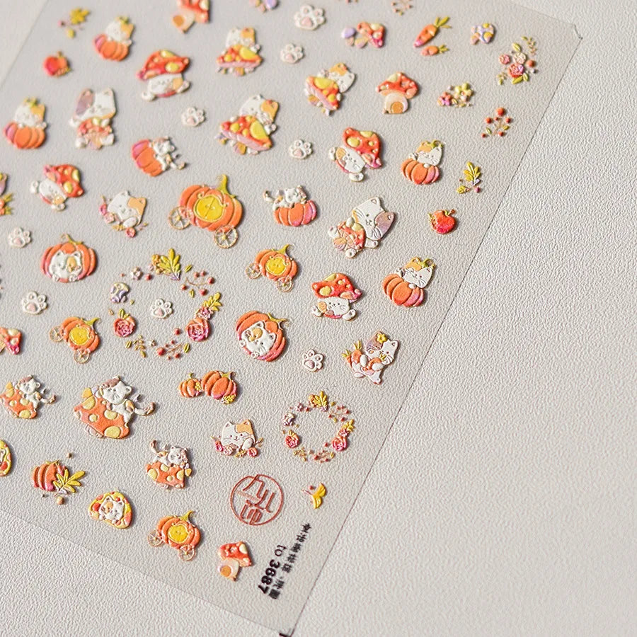 5D Nail Stickers Kawaii
