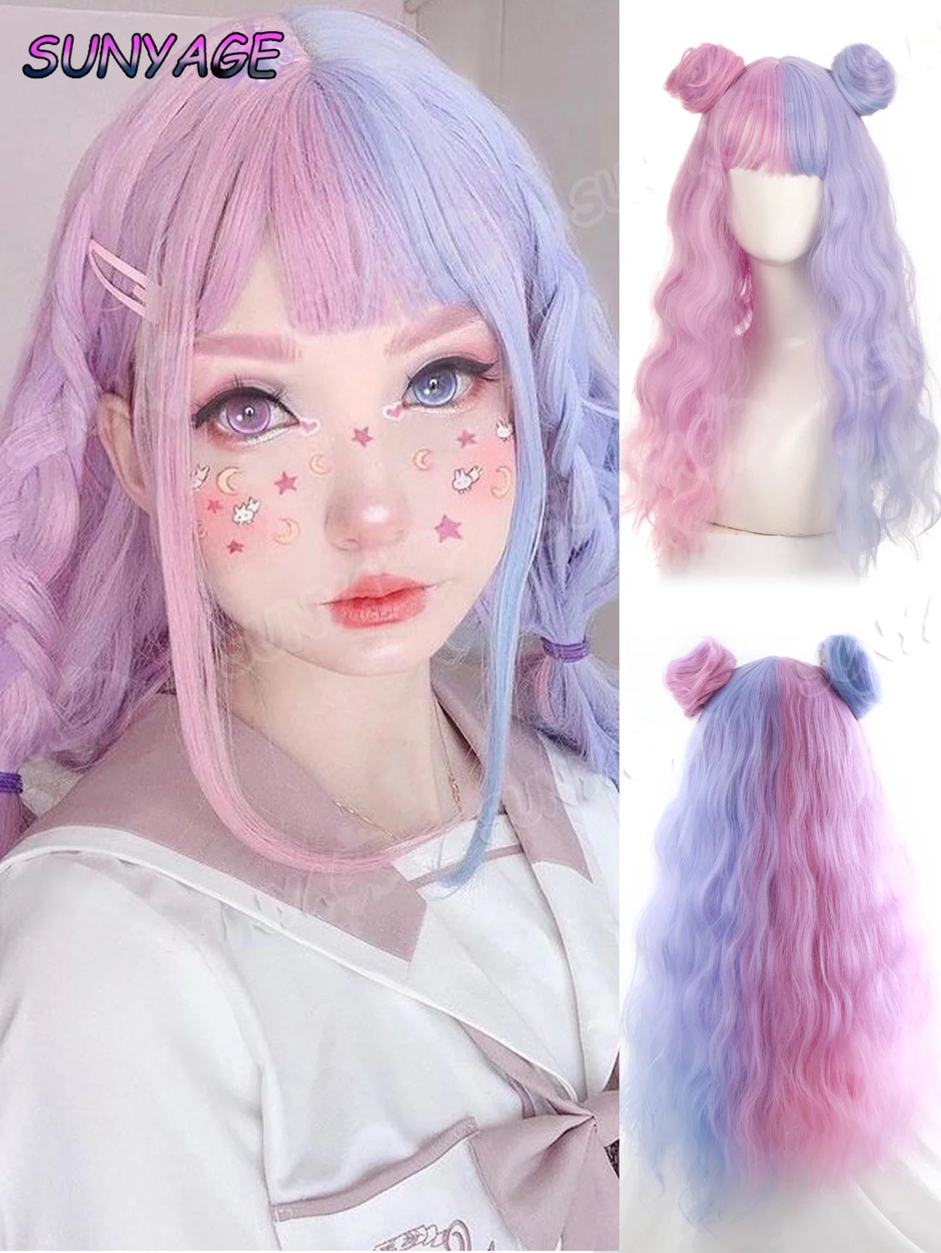 Cosplay Headband Wigs Synthetic