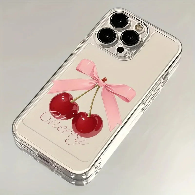 Cute Cherry Bow-Knot Phone Case