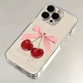 Cute Cherry Bow-Knot Phone Case