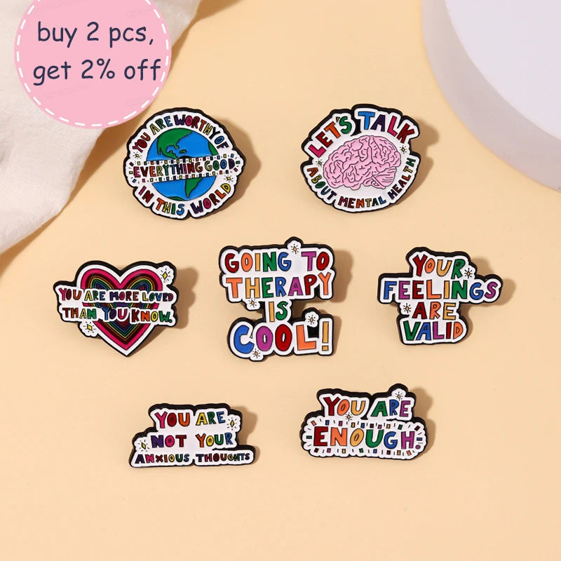 Your Feelings Are Valid Enamel Pins