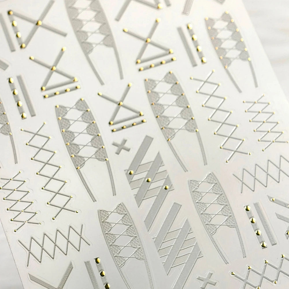 5D Nail Art Sticker Self Adhesive Decoration Manicure Decals