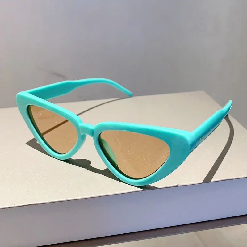 Vintage Triangle Cat Eye Sunglasses