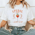 Aperol Print Pattern Social Club Basic T
