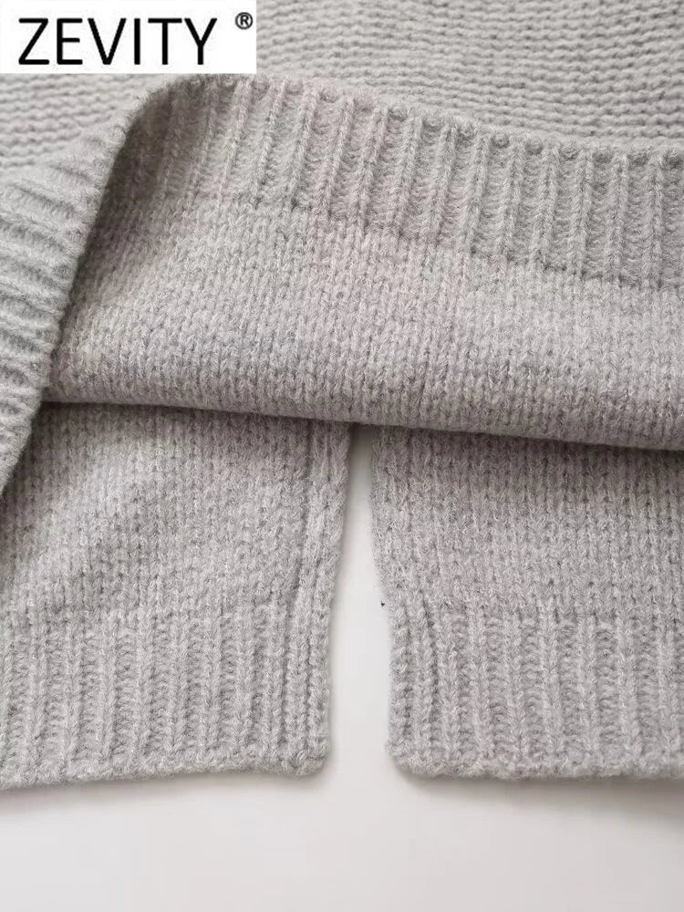 Sleeveless Back Bow Tied Design Short Knitting Vest